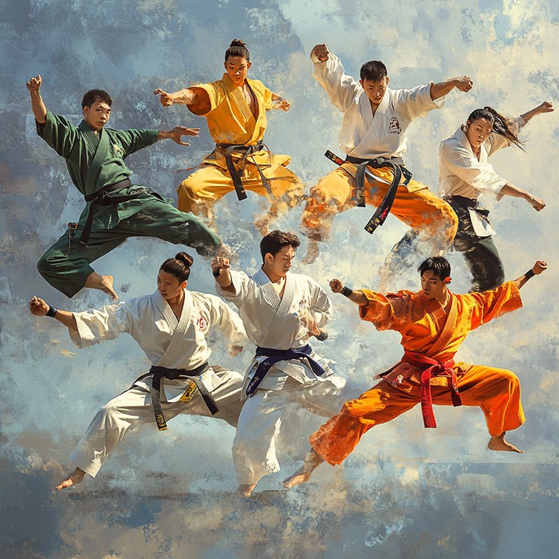 How many martial art styles are there